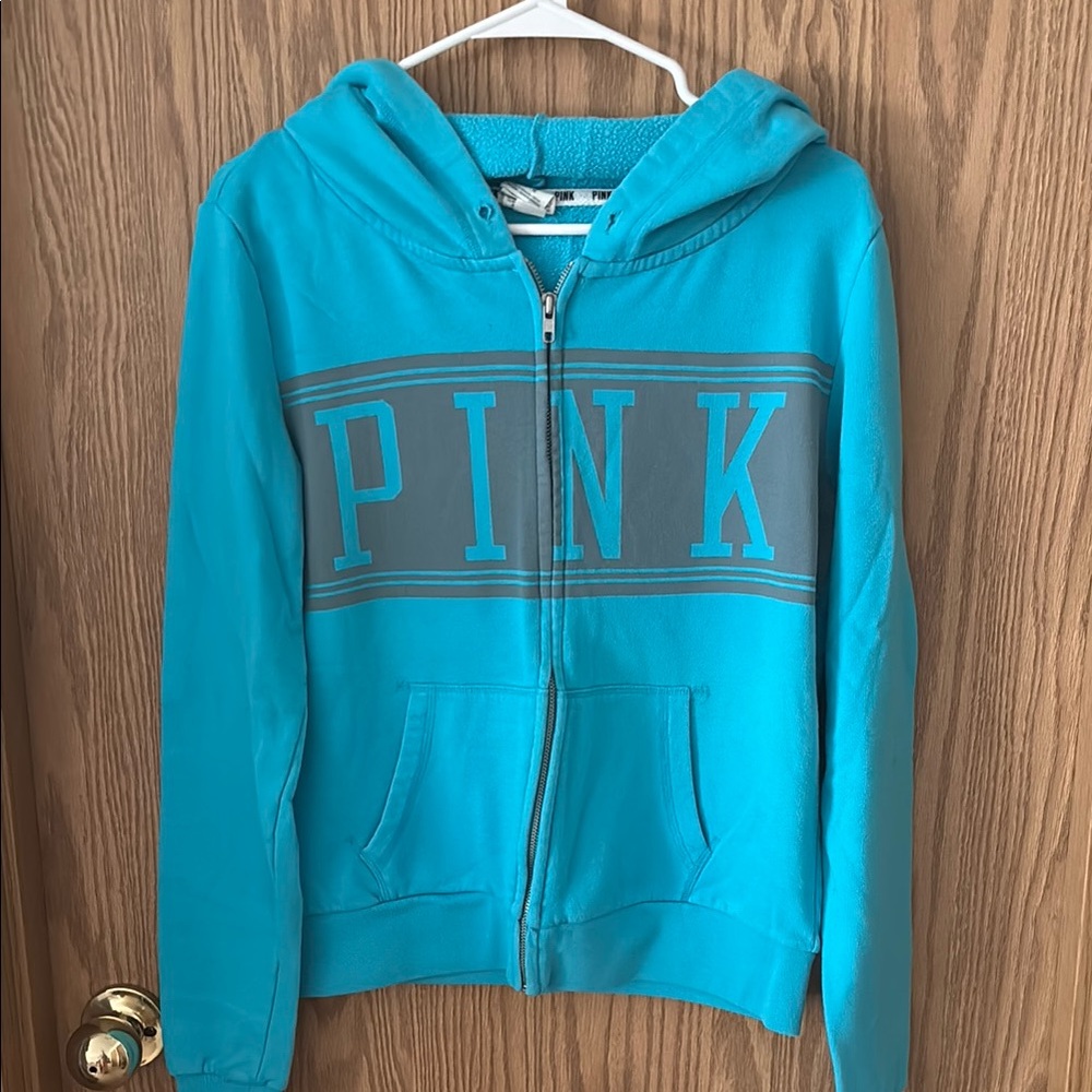 PINK Victoria's Secret Kids Blue Hoodie